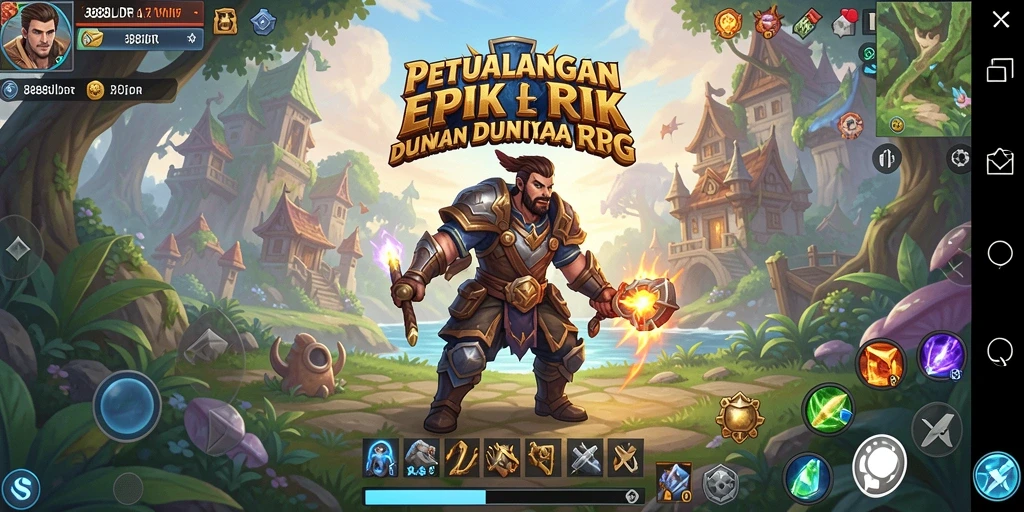 Tampilan menarik dari gameplay RPG di 888IDR menunjukkan pertempuran yang menegangkan.