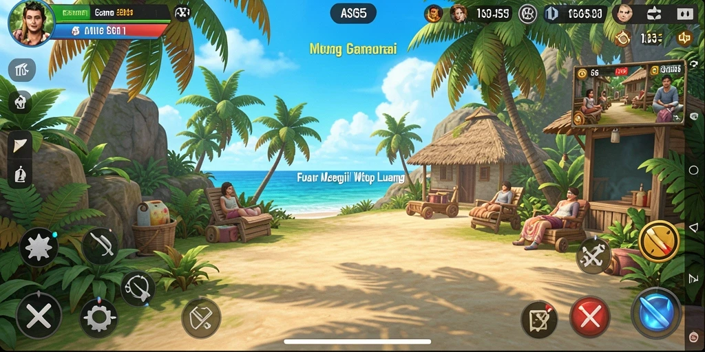 Tampilan gameplay ASG55 yang seru dan menantang.
