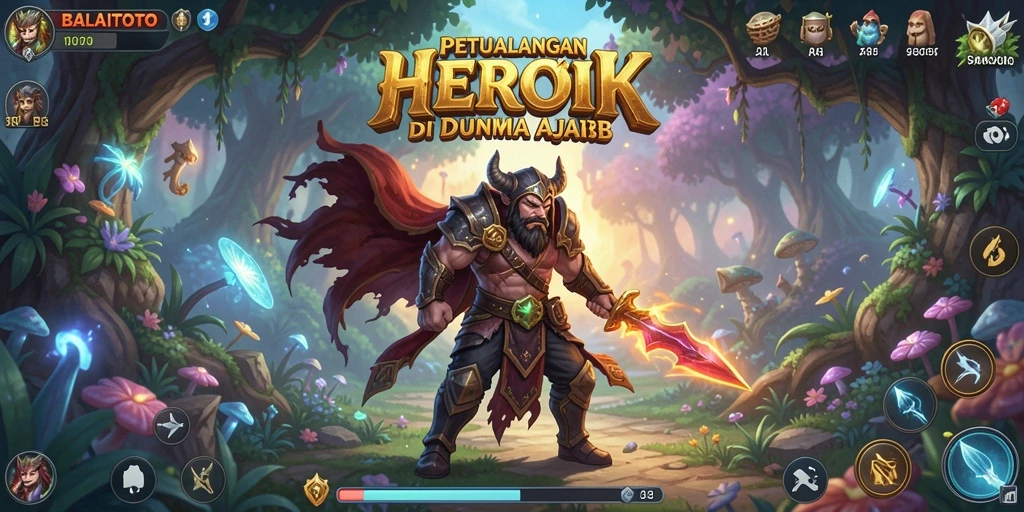 Tampilan fantastis gameplay ARPG dengan aksi seru dan karakter unik.