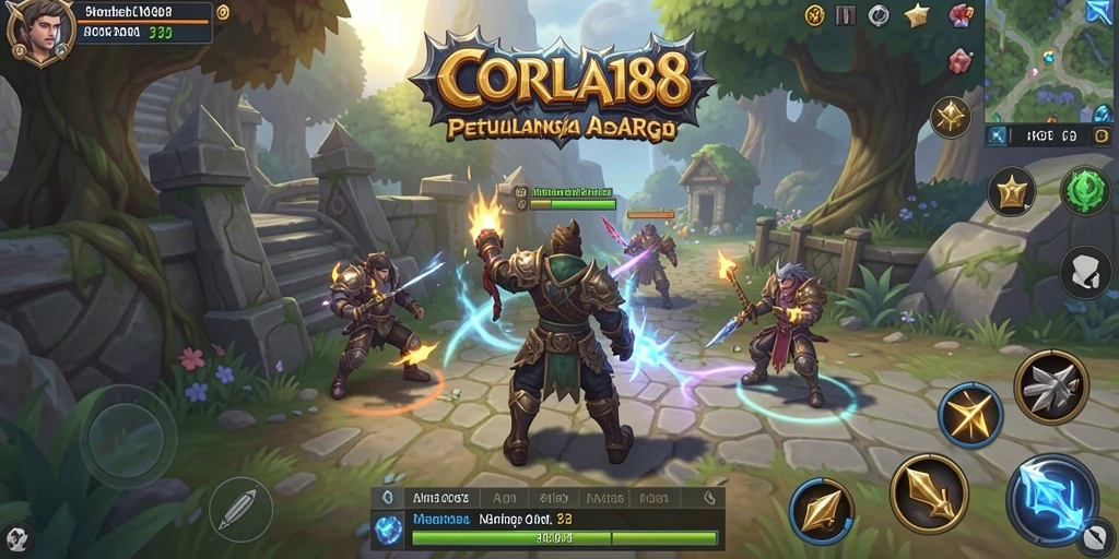 Gameplay mendebarkan CORLA188 dengan pertarungan yang dinamis.