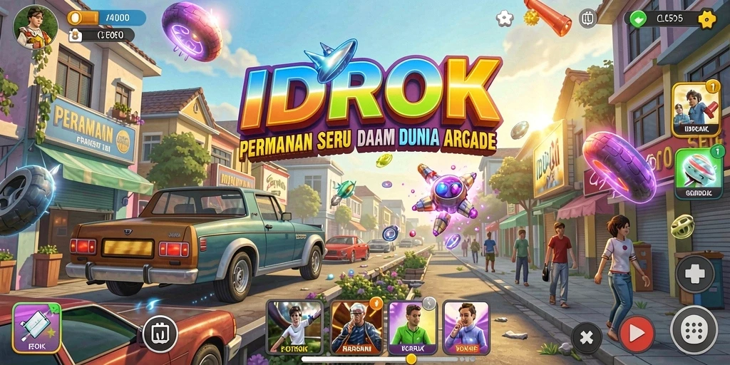Tampilan gameplay seru dari IDROK dalam kategori Arcade.