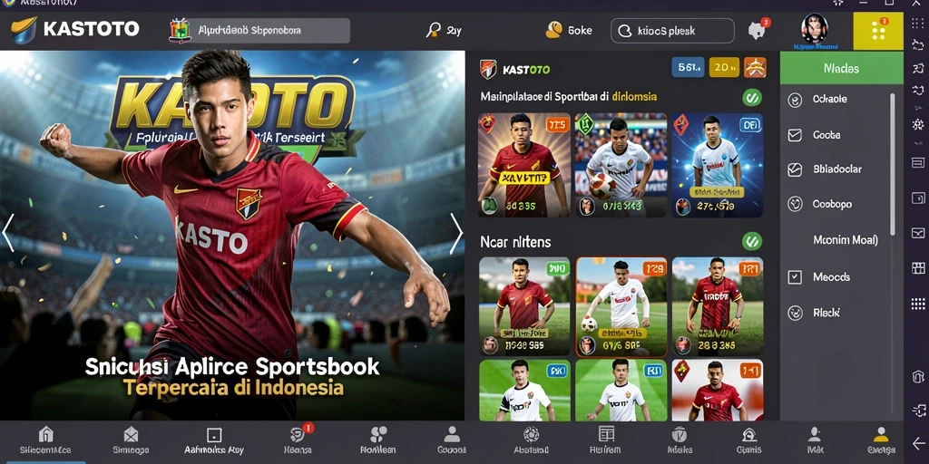 Tampilan menarik dari gameplay Sportsbook di KASTOTO.