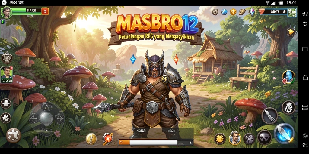 Tampilan menarik dari gameplay RPG MASBRO12 yang seru dan mengasyikkan.