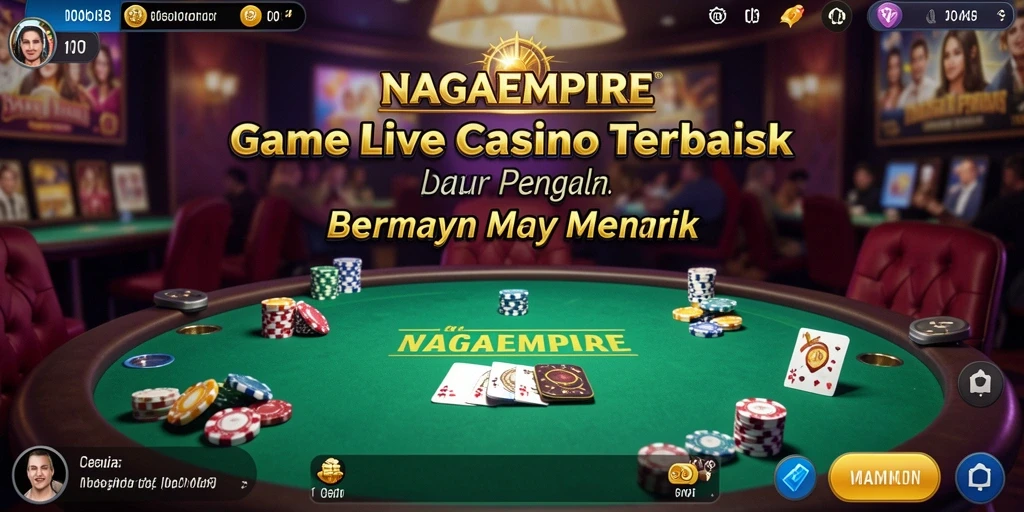 Tampilan gameplay Live Casino yang mendebarkan dan realistis.