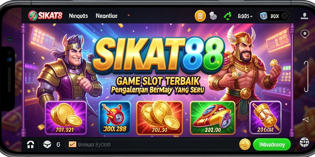 Gameplay seru di SIKAT88 dengan mesin slot yang menarik dan beragam.
