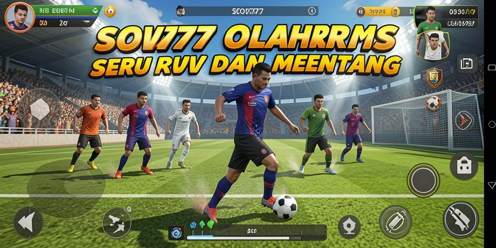 Screenshot gameplay SOV777 dengan aksi olahraga seru.