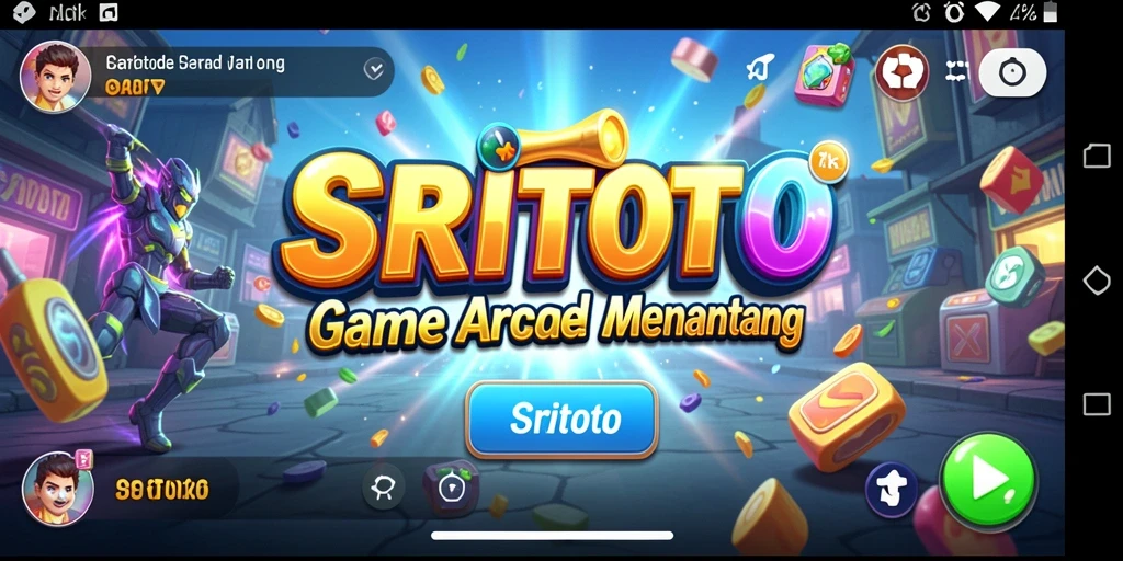 Screenshot SRITOTO menunjukkan gameplay yang dinamis dan menarik.