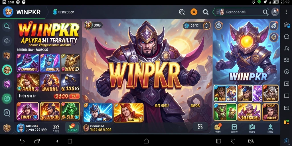 Tampilan antarmuka WINPKR yang bersih dan fungsional.