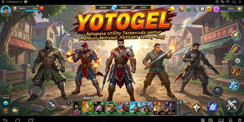 Tampilan antarmuka <strong>YOTOGEL</strong> yang sederhana dan fungsional.